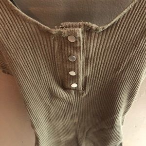 Shinestar ribbed bodysuit